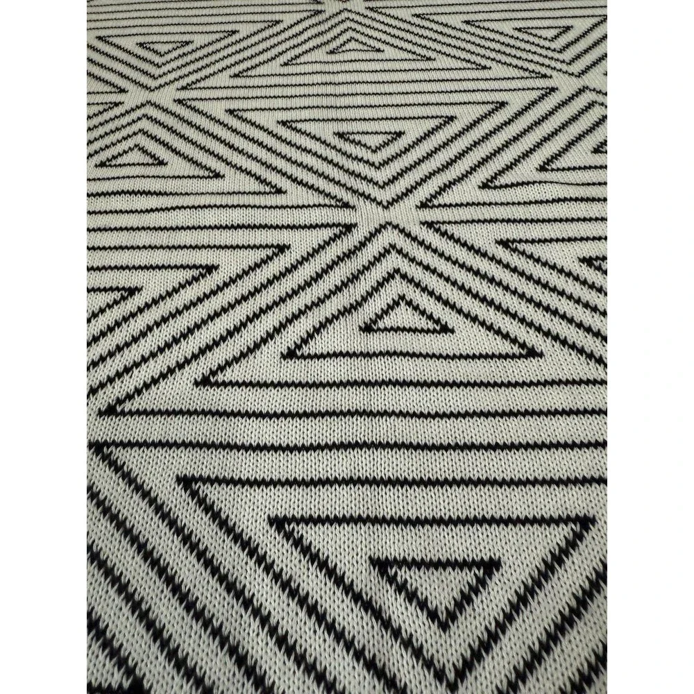 Woven 100% Cotton Bed Throw Blanket 52x69 Lightweight Breathable